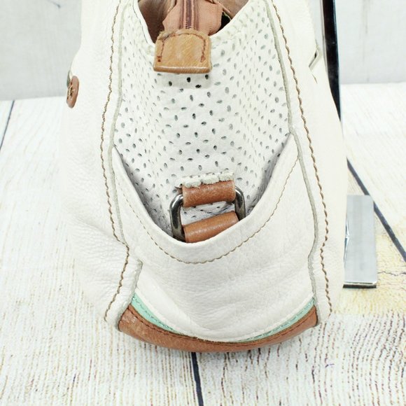 The Sak Cream Brown Leather Purse Shoulder Bag - Picture 5 of 11